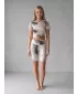 Térd feletti női leggings prémium ALTISPORT VOJ/ALW001LEG02 BARNA