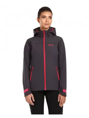 Női softshell kabát KILPI RAVIA-W UL0124KI SÖTÉTSZÜRKE