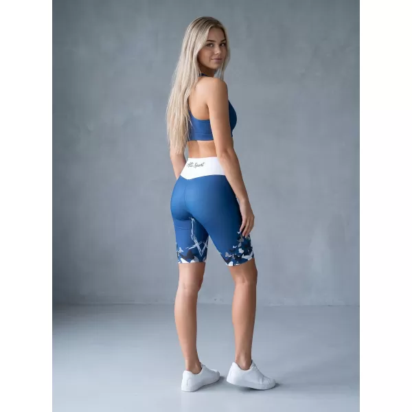  Dámské legíny nad kolena premium ALTISPORT VOJ/ALW022LEG02 NAVY 