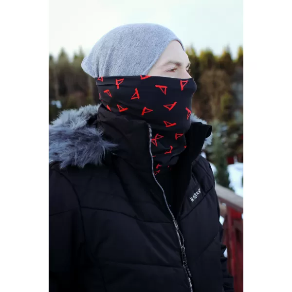  Nyakkendő ALTISPORT VOJ/ALU013NAK01 FEKETE ÉS PIROS 