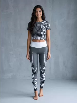 Női hosszú prémium leggings ALTISPORT VOJ/ALW022LEG01 SZÜRKE