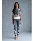 Női hosszú prémium leggings ALTISPORT VOJ/ALW022LEG01 SZÜRKE