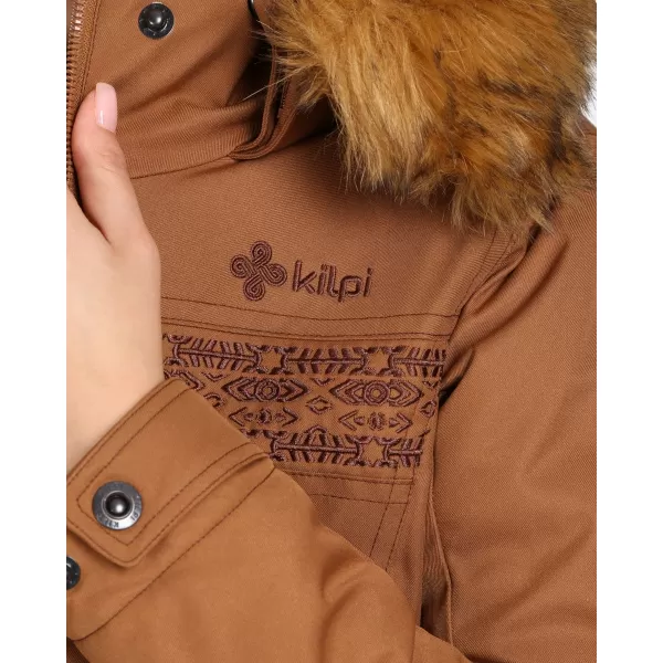  Női télikabát KILPI PERU-W UL0125KI BARNA 