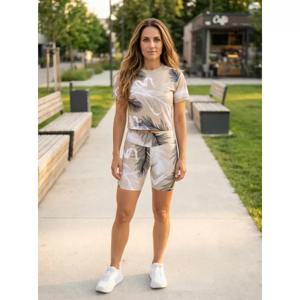  Térd feletti női leggings prémium ALTISPORT VOJ/ALW001LEG02 BARNA 