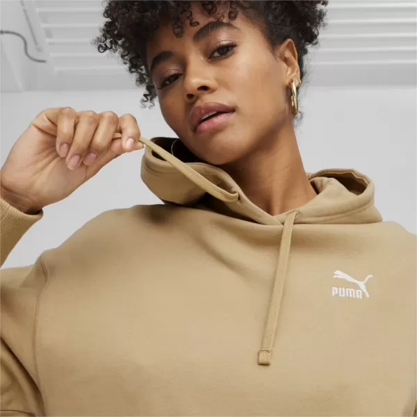  Női pulóver PUMA BETTER RELAXED HOODIE 624227-83 BÉZS 
