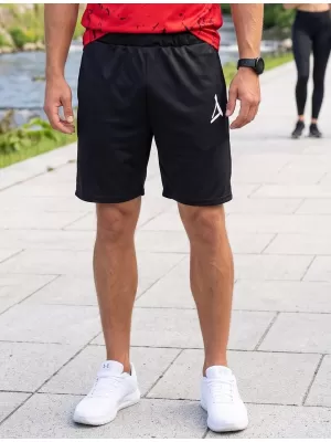 Férfi prémium funkcionális rövidnadrág ALTISPORT VOJ/ALM013KRA01 FEKETE