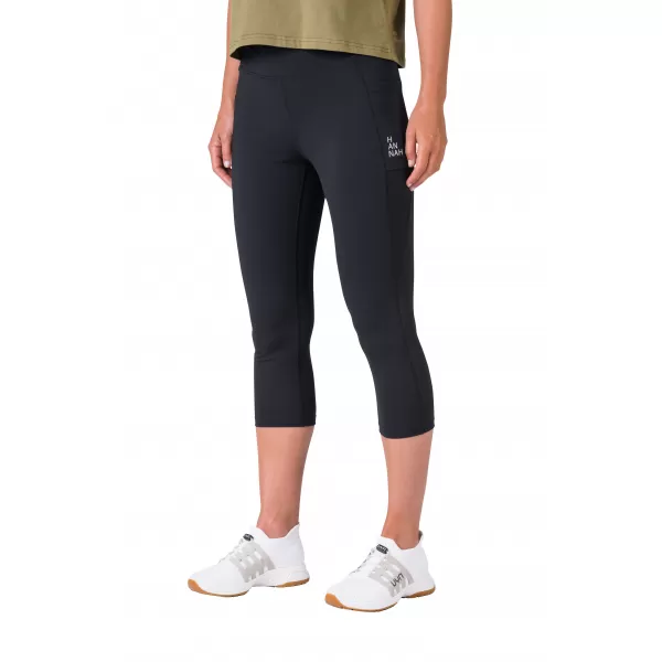  3/4-es női leggings HANNAH LISA ANTRACIT 