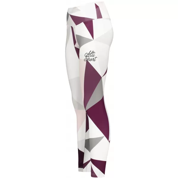  Női hosszú prémium leggings ALTISPORT VOJ/ALW007LEG01 FEHÉR 
