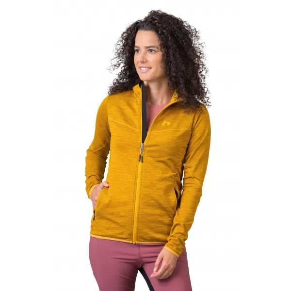  Női pulóver HANNAH DAGNYS HOODY ARANYSÁRGA MEL 