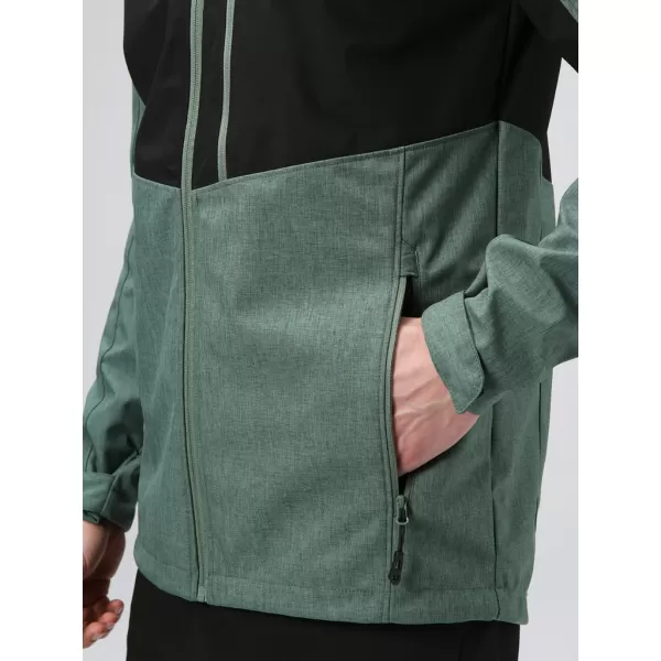  Férfi softshell kabát LOAP LADAN SFM2401 ZÖLD 