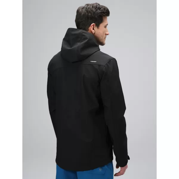 Férfi softshell kabát LOAP LADAN SFM2401 FEKETE 