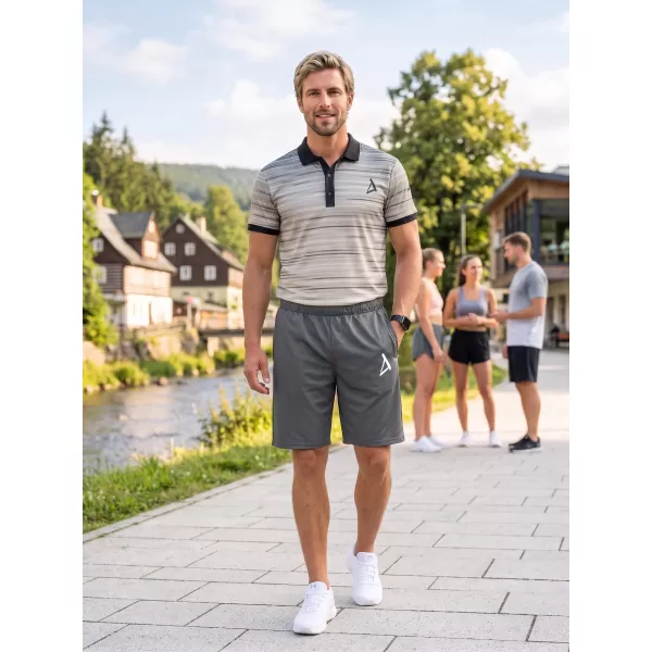  Férfi prémium funkcionális rövidnadrág ALTISPORT VOJ/ALM013KRA01 SZÜRKE 