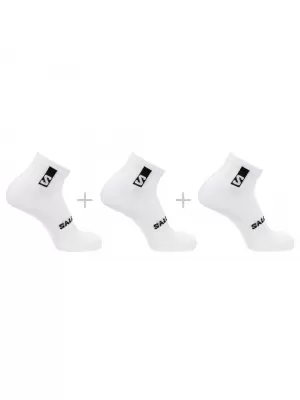 Zokni SALOMON EVERYDAY ANKLE 3-PACK LC2086500 FEHÉR/FEHÉR/FEHÉR