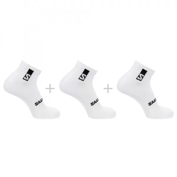  Zokni SALOMON EVERYDAY ANKLE 3-PACK LC2086500 FEHÉR/FEHÉR/FEHÉR 