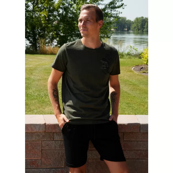  Férfi póló ALTISPORT CLARK KHAKI 