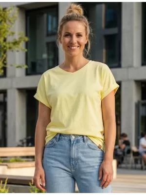 Női póló SAM 73 CAROLINA WT 908 VILÁGOS SÁRGA