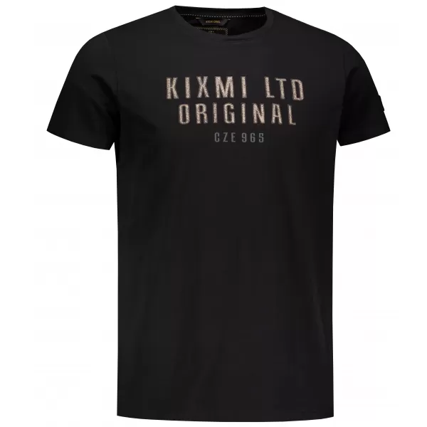  Férfi póló KIXMI SALEM FEKETE 