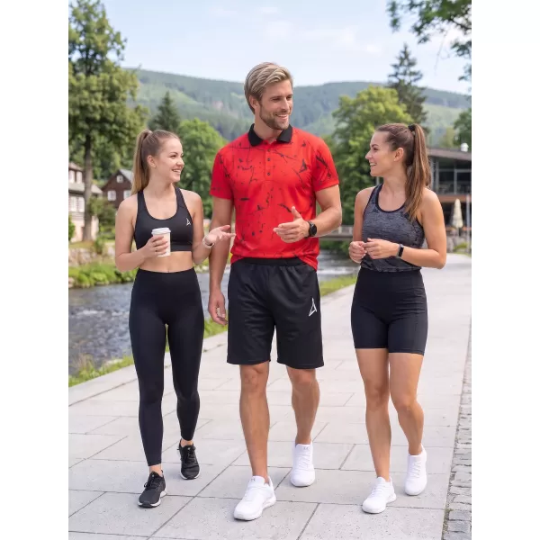  Férfi prémium funkcionális rövidnadrág ALTISPORT VOJ/ALM013KRA01 FEKETE 