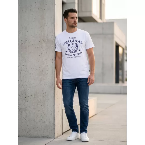  Férfi póló SAM 73 MAVERICK MT 838 FEHÉR 
