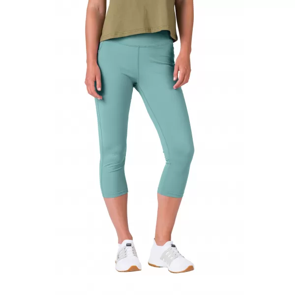  3/4-es női leggings HANNAH LISA ZSÁLYA ZÖLD 