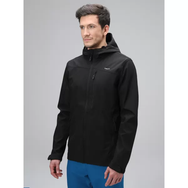  Férfi softshell kabát LOAP LADAN SFM2401 FEKETE 