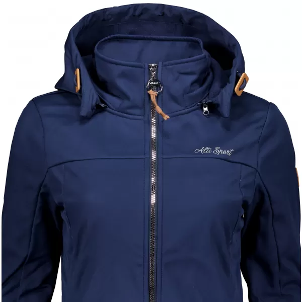  Női softshell kabát ALTISPORT CIARA SÖTÉTKÉK 