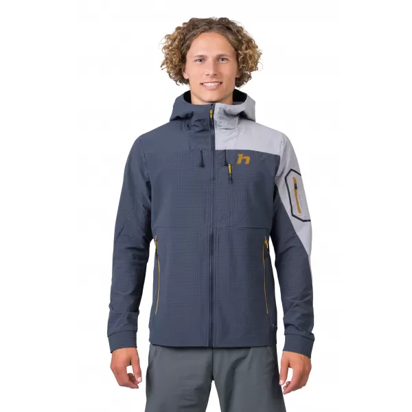  Férfi dzseki HANNAH AREN HOODY INDIAI TINTA/CÁPABŐR 