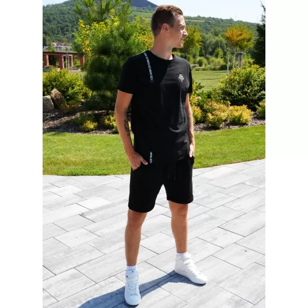  Férfi póló KIXMI SIMEON FEKETE 