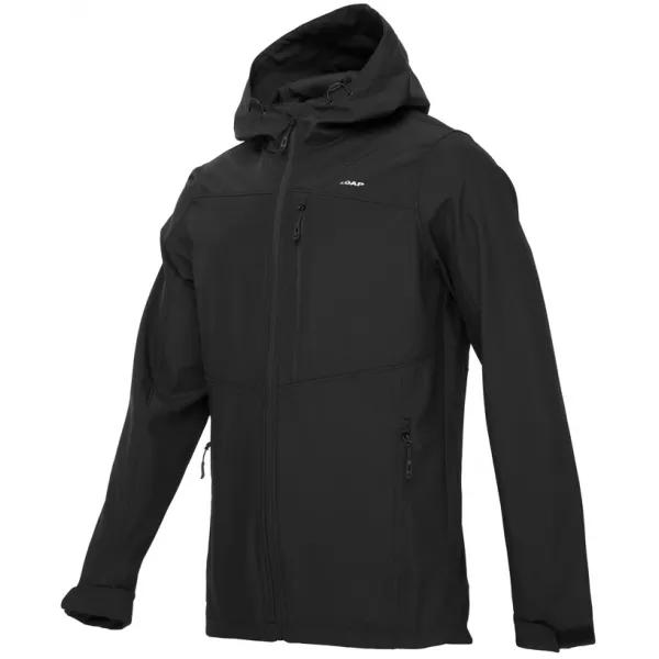  Férfi softshell kabát LOAP LADAN SFM2401 FEKETE 
