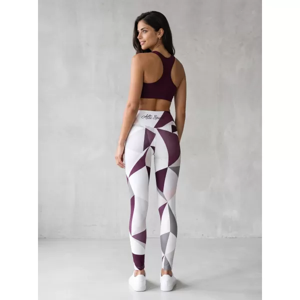  Női hosszú prémium leggings ALTISPORT VOJ/ALW007LEG01 FEHÉR 