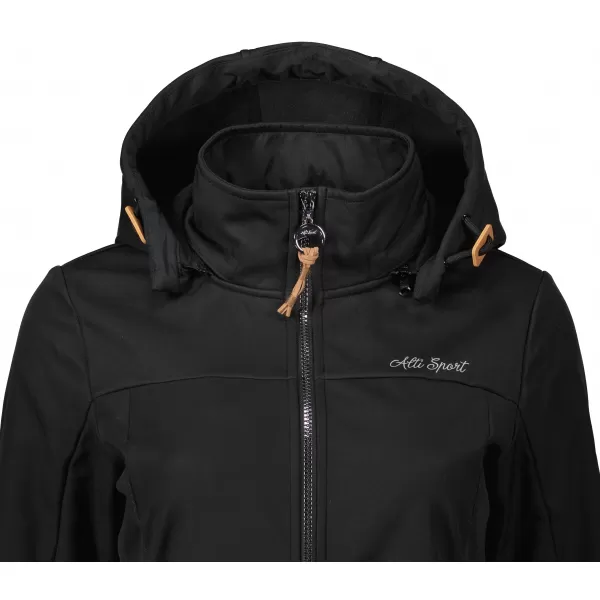  Női softshell kabát ALTISPORT CIARA FEKETE 