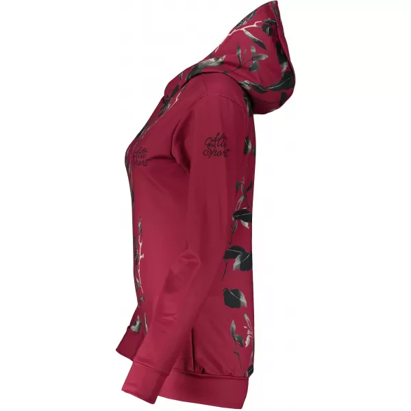  Prémium funkcionális női pulóver ALTISPORT VOJ/ALW026MI01 BURGUNDIA 
