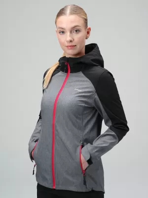 Női softshell kabát LOAP LADANA SFW2403 SZÜRKE