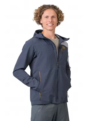 Férfi dzseki HANNAH AREN HOODY INDIAI TINTA/CÁPABŐR