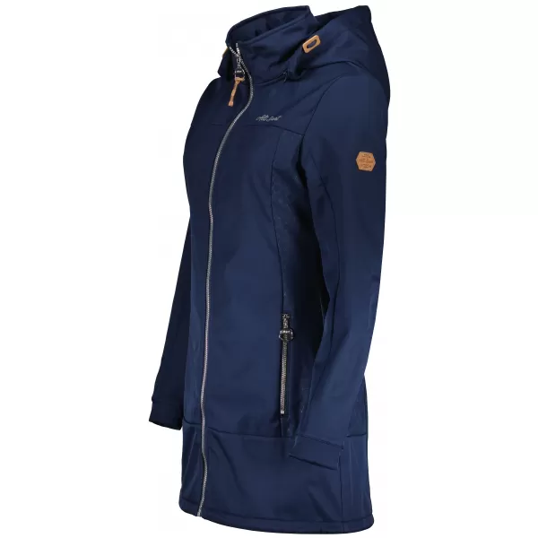  Női softshell kabát ALTISPORT CIARA SÖTÉTKÉK/EZÜST 