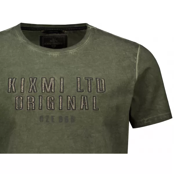  Férfi póló KIXMI SALEM KHAKI 