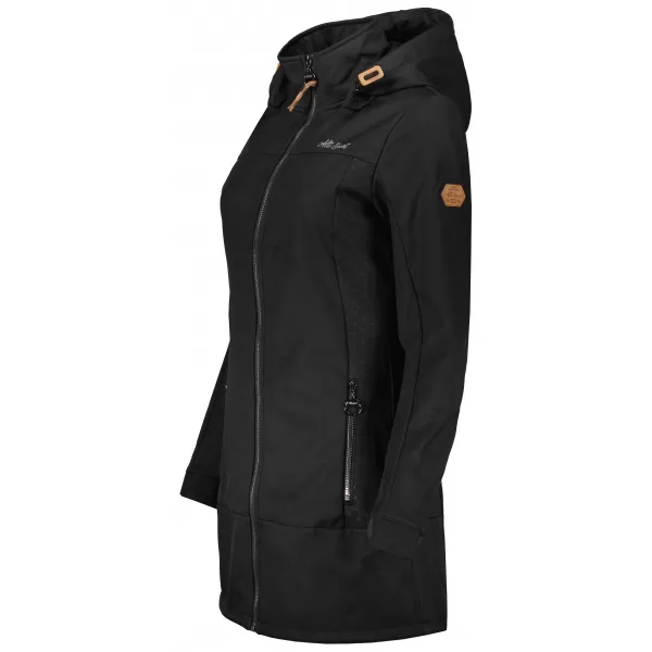  Női softshell kabát ALTISPORT CIARA FEKETE 