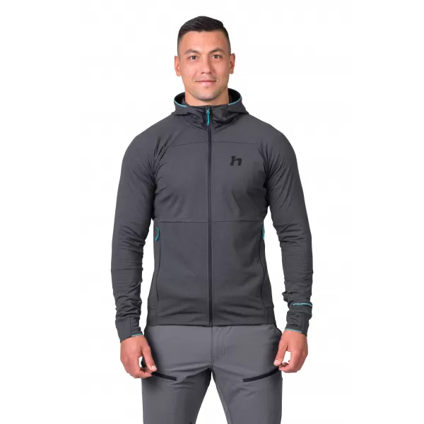  Férfi pulóver HANNAH ETHAN HOODY ANTRACIT MEL 