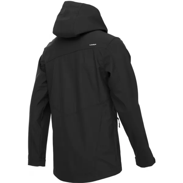  Férfi softshell kabát LOAP LADAN SFM2401 FEKETE 