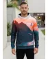 Férfi prémium funkcionális pulóver ALTISPORT VOJ/ALM030MI01 NARANCS