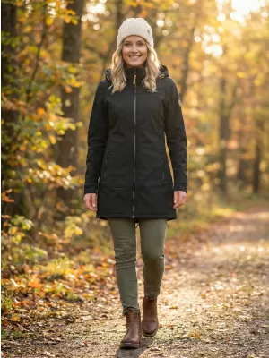 Női softshell kabát ALTISPORT CIARA FEKETE