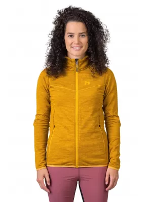 Női pulóver HANNAH DAGNYS HOODY ARANYSÁRGA MEL