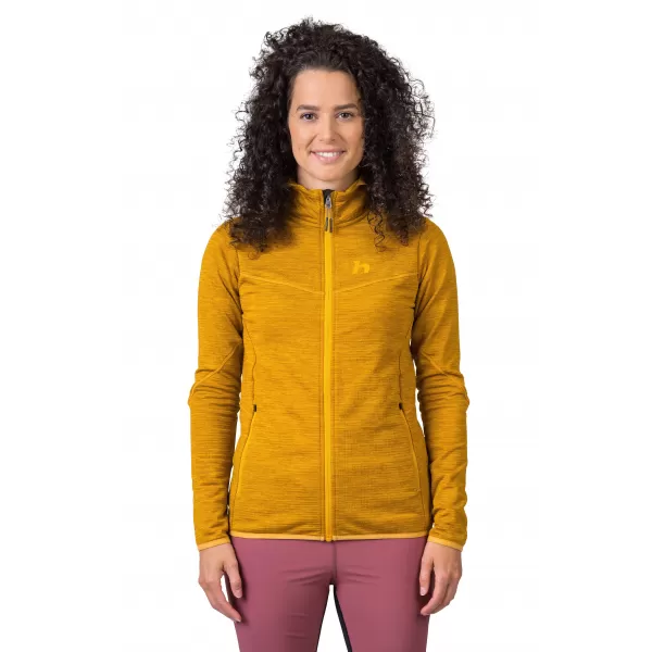 Női pulóver HANNAH DAGNYS HOODY ARANYSÁRGA MEL 