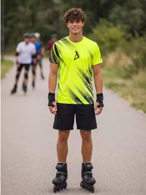 Férfi funkcionális prémium póló ALTISPORT VOJ/ALM028TR01 NEON SÁRGA