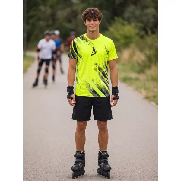  Férfi funkcionális prémium póló ALTISPORT VOJ/ALM028TR01 NEON SÁRGA 