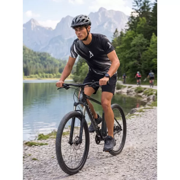  Férfi funkcionális prémium póló ALTISPORT VOJ/ALM028TR01 FEKETE ÉS FEHÉR 