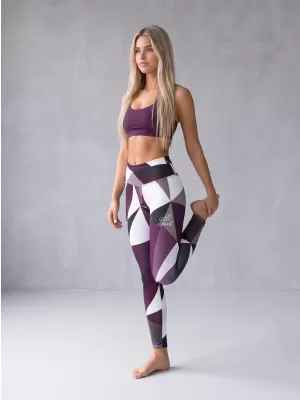 Női hosszú prémium leggings ALTISPORT VOJ/ALW007LEG01 LILA