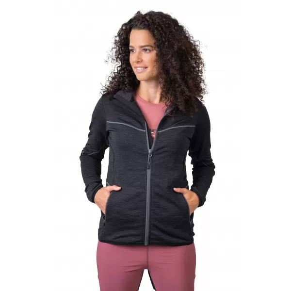  Női pulóver HANNAH DAGNYS HOODY ANTRACIT MEL 