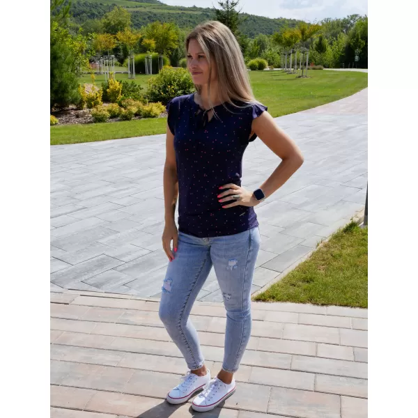  Női póló ALTISPORT CAMILA SÖTÉTKÉK 