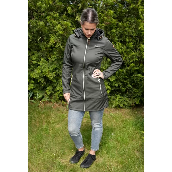  Női softshell kabát ALTISPORT CIARA KHAKI 